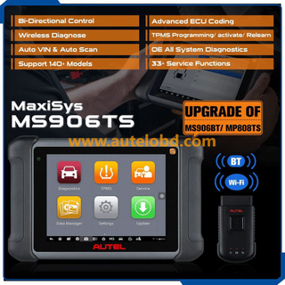 Autel MaxiSys MS906TS TPMS Relearn Tool pk MS 906BT MS906 MP808TS