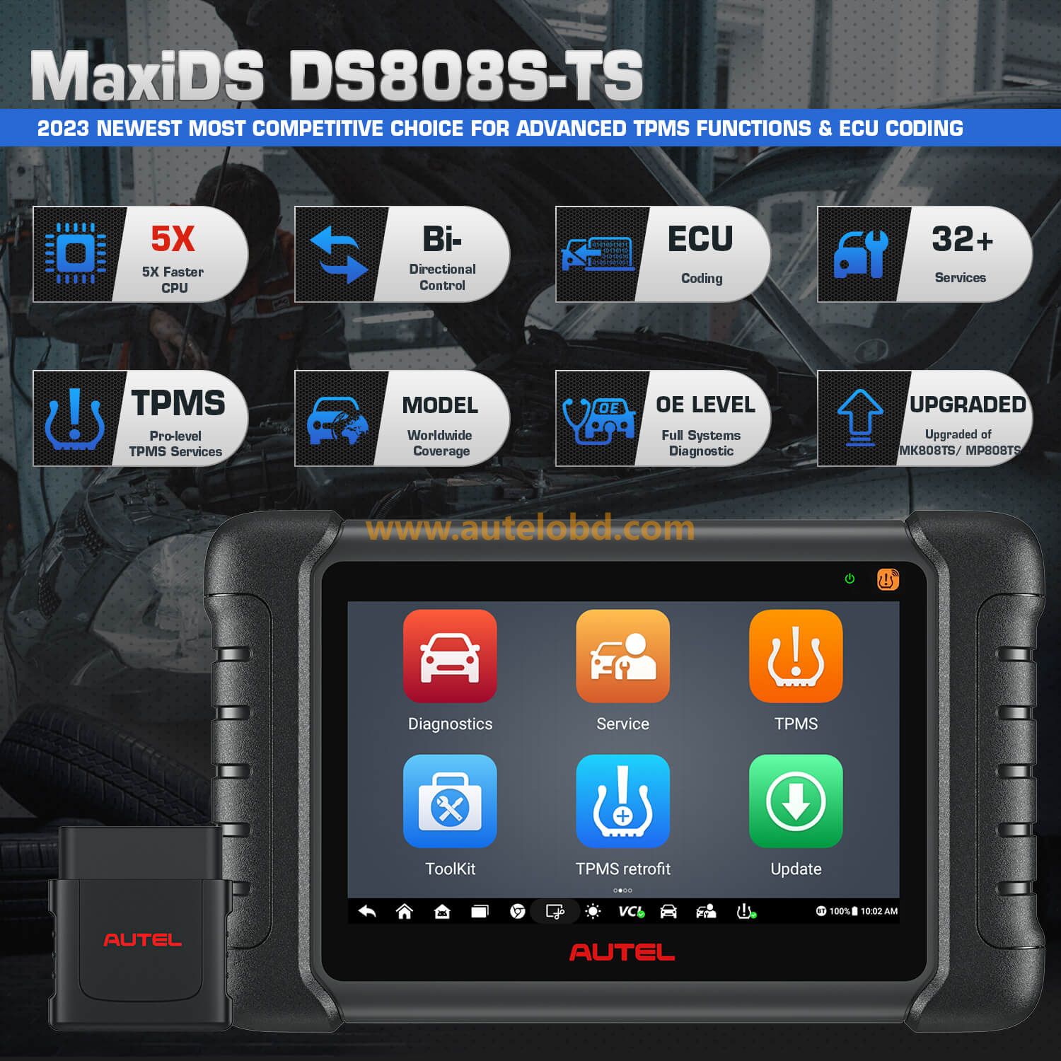 Autel MaxiDAS DS808S-TS-9