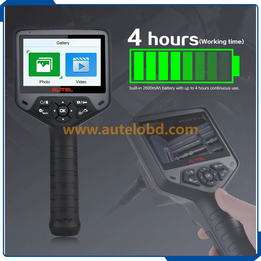 Autel Maxivideo MV480 Inspection Camera 1080P HD Dual- Camera Digital Endoscope 8.5mm Image Head Imager For Car/Wall Free Ship