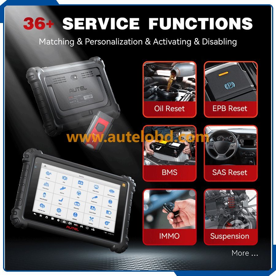 2023 Autel MaxiCOM MK906 Pro-TS KEY Coding TPMS Automotive Diagnostic Scanner Upgrade MS906BT/MS906TS