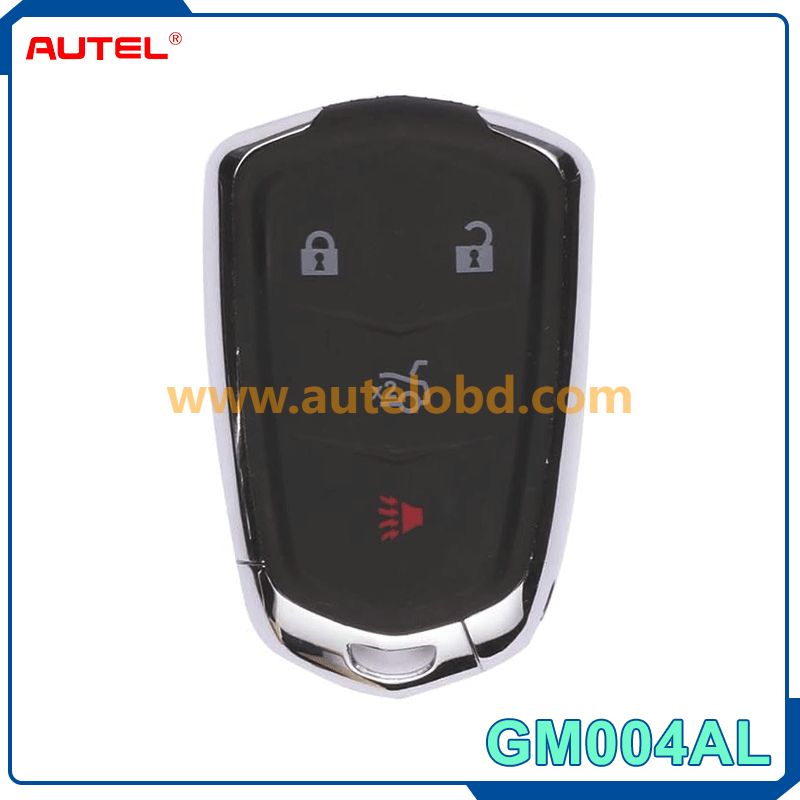 Autel Maxilm Premium Style Ikeygm004al Universal 4 Buttons for GM-Cadillac Smart Remote Car Key