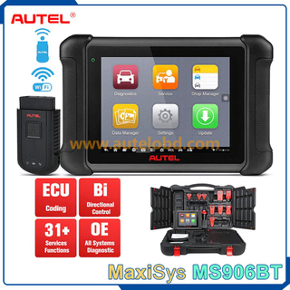 Autel Ms906bt 31+ Services Wireless Scanner ECU / Injector Coding Diagnostic Tool Upgrade of Ms906 Global Version 