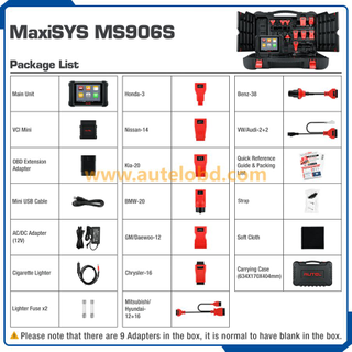 Autel MaxiSYS MS906S Car Diagnostic Tools Automotivo OBD2 Scanner 