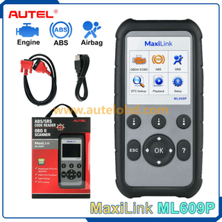 Autel MaxiLink ML609P Auto Car Didgnostic Tool OBD2 Scanner Code Reader Automotriz Profesional ABS And SRS Live Sensor Data