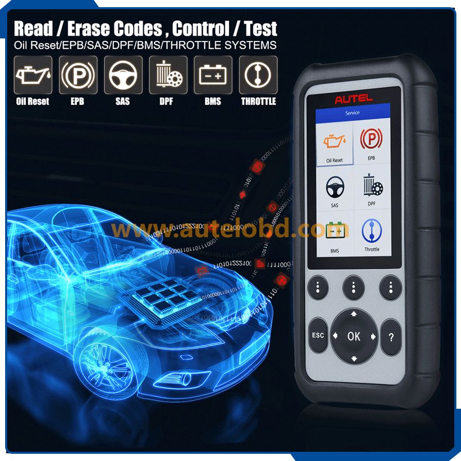 Autel MaxiDiag MD806 OBD2 Code Reader Scanner Auto Car Diagnostic Tool 4 System Upgraded Version PK MD802 MD808