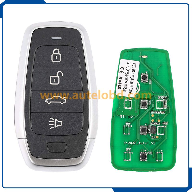 Autel Razor Maxilm IKEY Standard Style Ikeyat004cl 4 Buttons Smart Remote Universal Car Key