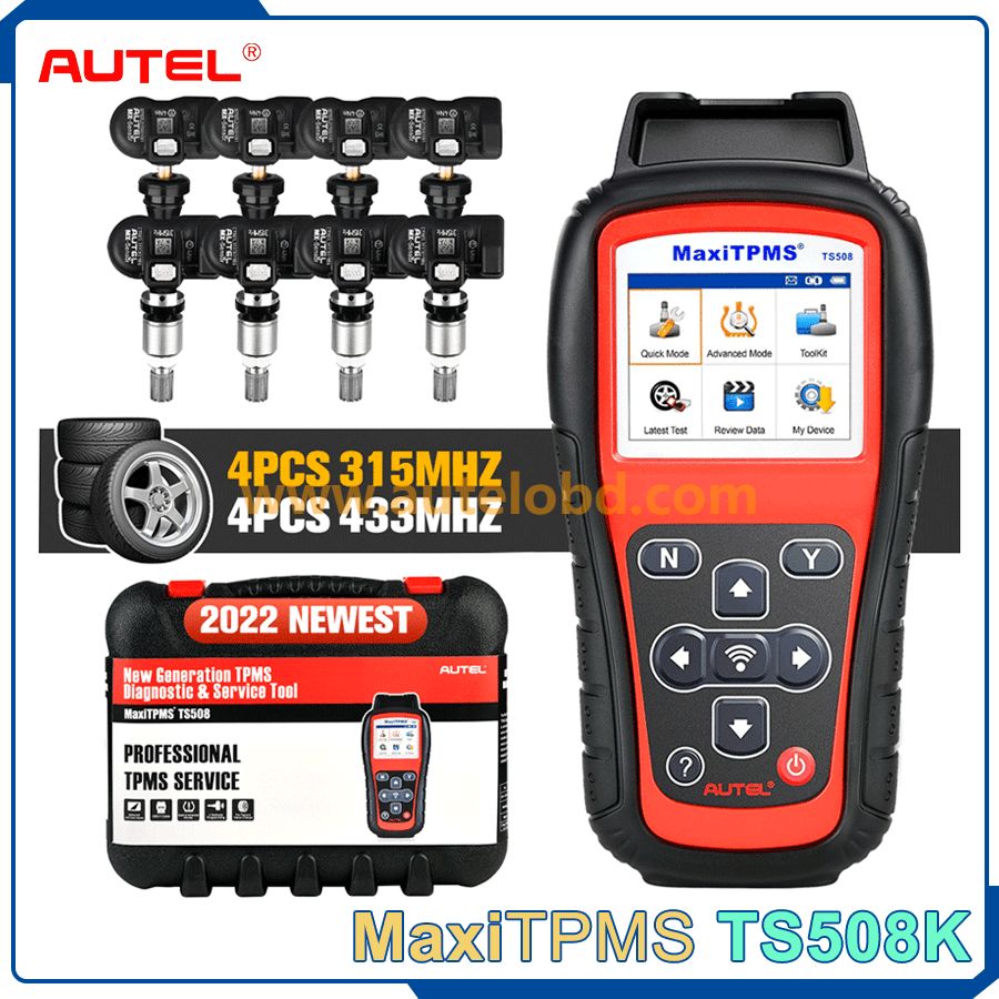 Autel MaxiTPMS TS508K Automotive Car Diagnostic Tool TPMS Sensor With Activate/ Reset/ Relearn All Sensors Upgrade of TS501/TS408
