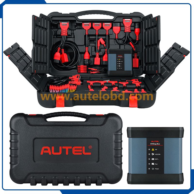 Autel Maxisys EV Kit EVDiag Electric Vehicle Diagnostics Upgrade Kit, EVDiag Box & Adapters for Ultra MS909 Battery Pack