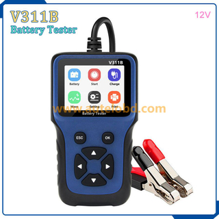 V311B 12V Battery Tester Car Battery/battery Voltage Tester Color Screen 9 Languages